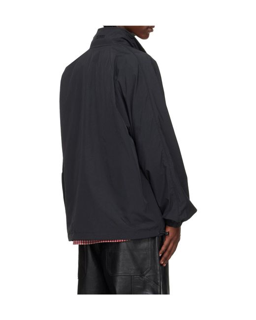 Vetements Blue Logo-Embroidered Jacket for men