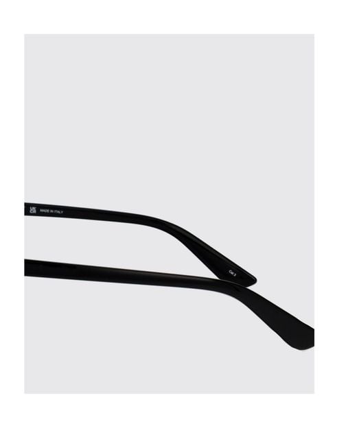 McQueen White Eyewear Cat-Eye Frame Sunglasses