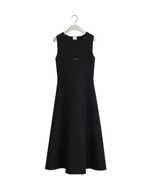 Dior Black Mid-Length Flared Dress
