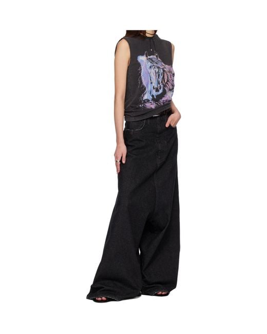 Lu'u Dan Black Year Of The Horse Series Sleeveless T-Shirts for men