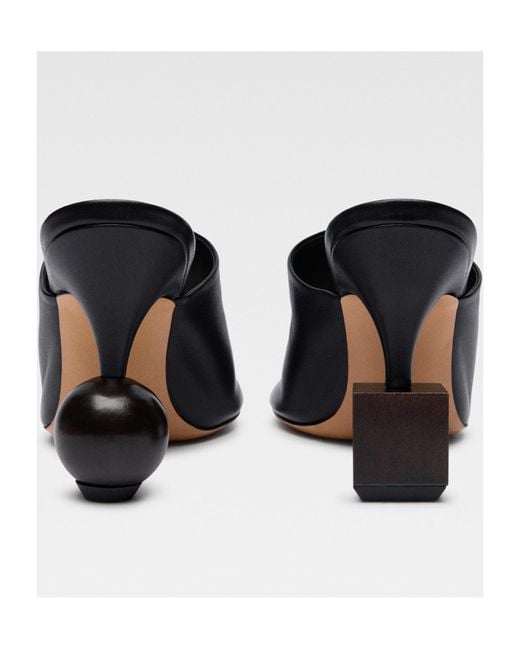 Jacquemus Black The Bisou Slip-On Mules