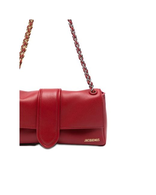 Jacquemus Red The Bambino Chaîne Shoulder Bag