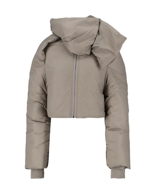Rick Owens Gray Covertible Jacket