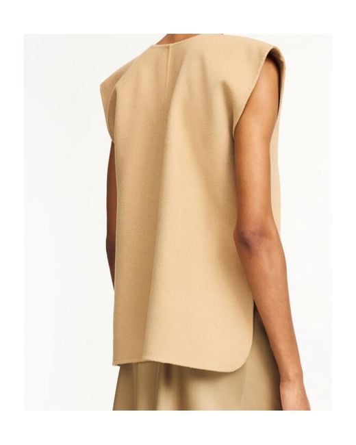 By Malene Birger Natural Cilia Knitted Vest