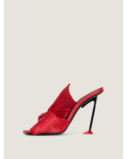 Givenchy Red Boudoir Heeled Mules
