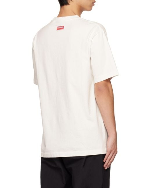 KENZO Pink 'Varsity' T-Shirt for men