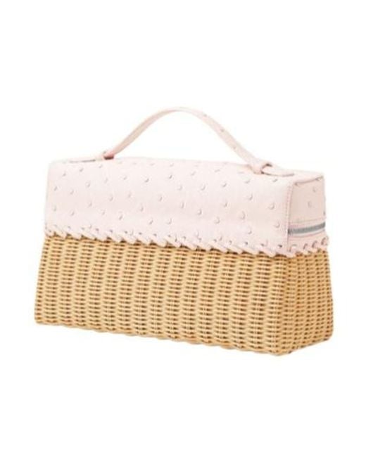 Loro Piana Natural Extra Pocket L27 Wicker