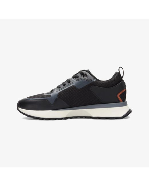 Boss Black Lace-Up Sneakers for men