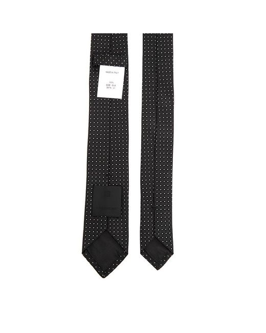 Givenchy Black Pointed Tie for men