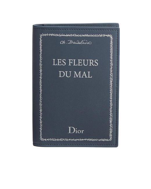 Dior Blue Passport Cover for men