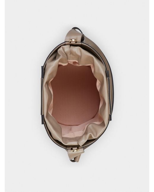 Roger Vivier Gray Rv Medium Bucket Bag
