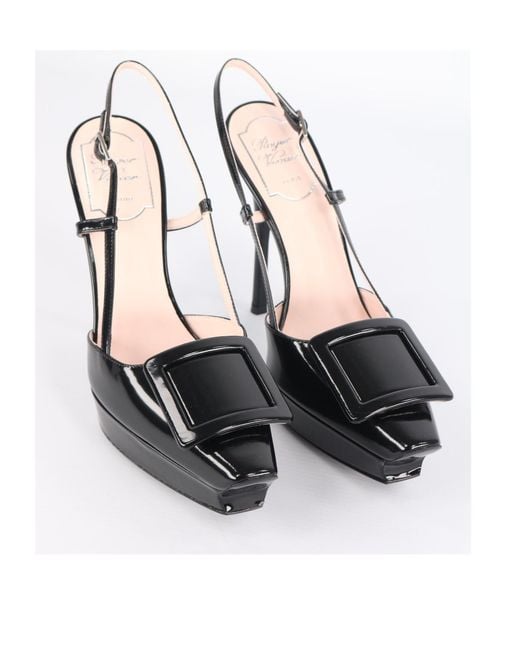 Roger Vivier Black Vivier Choc Platform Pumps