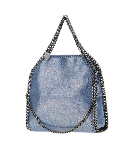 Stella McCartney Blue Falabella Mini Tote Bag