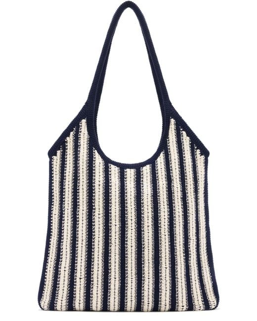 Miu Miu Blue Ivy Braided Cotton Shoulder Bag
