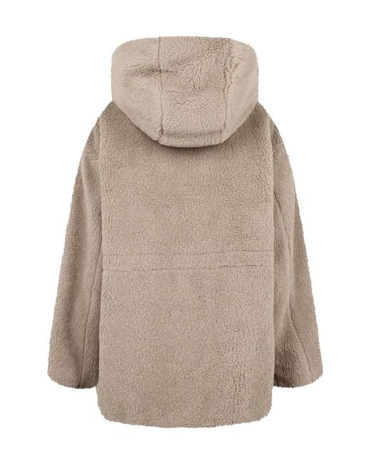 Weekend by Maxmara Natural Solid Color Coat
