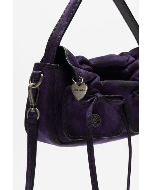 Acne Blue Multipocket Micro Clutch Bag