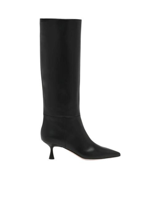 Gianvito Rossi Black 55Mm Joyce Pointed-Toe Boots