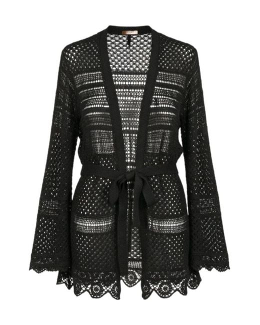 Twinset Black Blended Cardigan