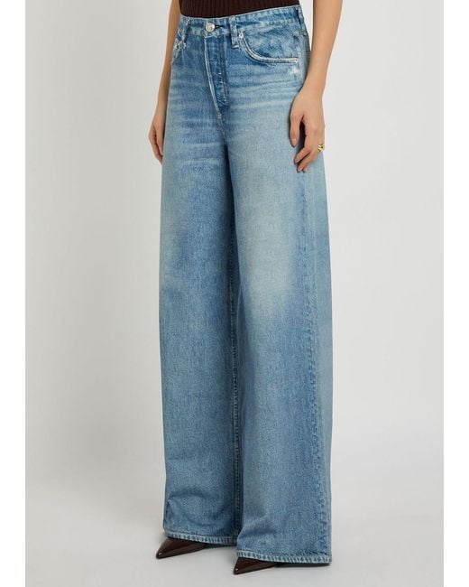 Rag & Bone Blue Belt Loop Jeans