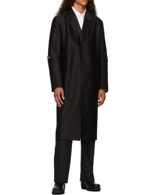Our Legacy Black Calf-Length Leather Boots for men