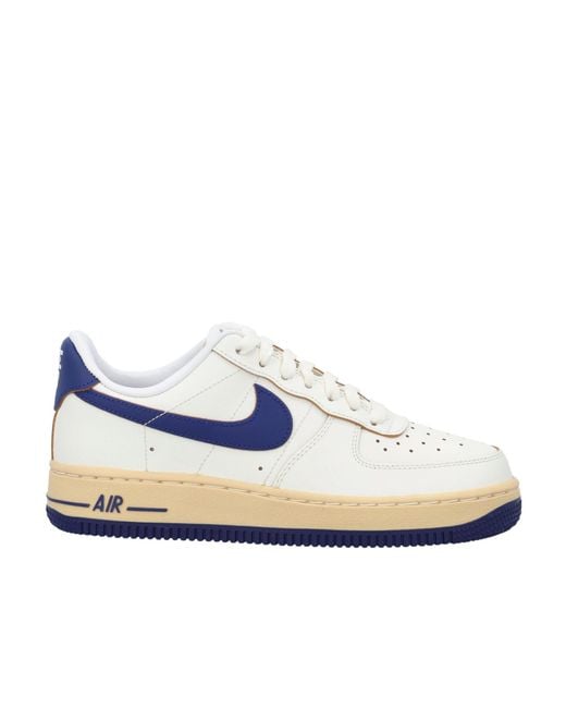 Nike Blue Air Force 1 Low-Top Sneakers for men