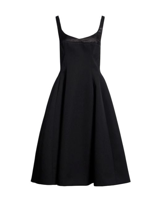 Marni Black Sleeveless Slim-Fit Dress