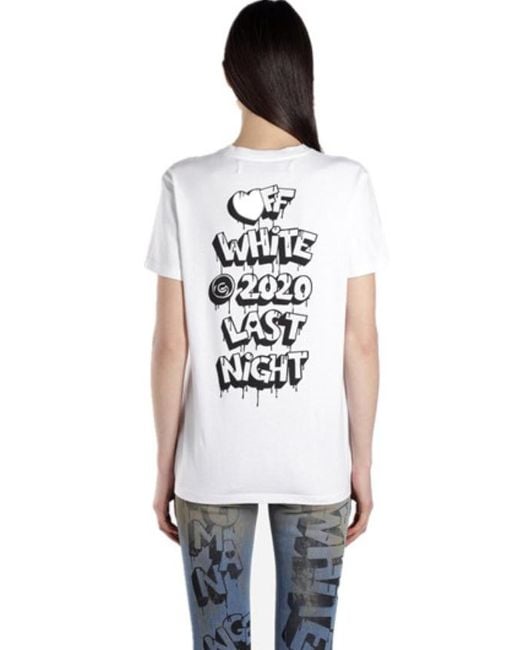 Off-White c/o Virgil Abloh White Letter Printed T-Shirt