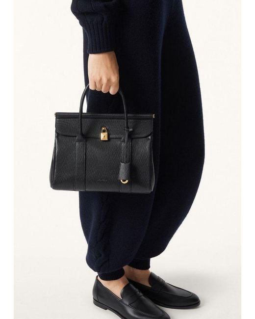 Loro Piana Black Loom L25 Tote
