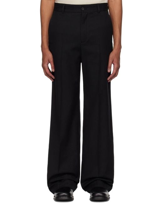 Hope Black Kore Trousers for men