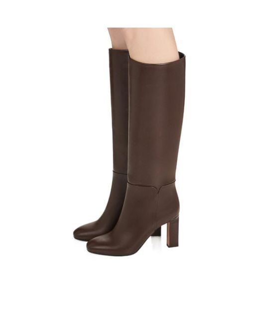 Aquazzura Brown Mid-Heeled Boots