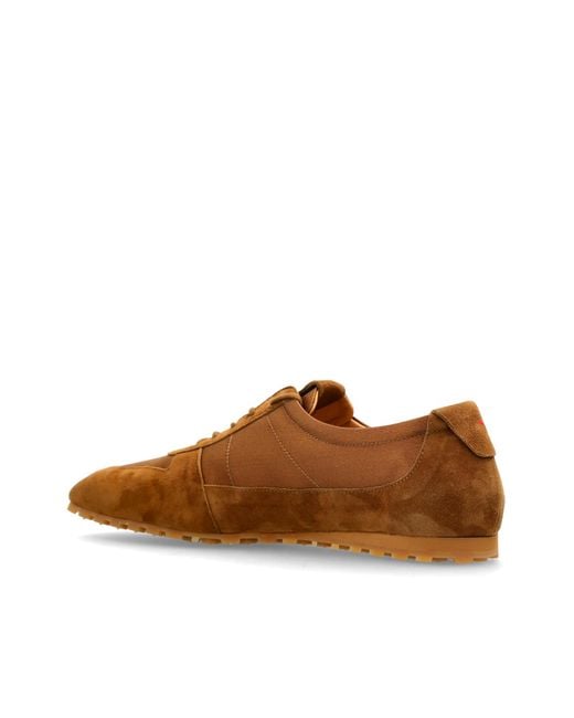 Aeyde Brown Uma Suede Sneakers