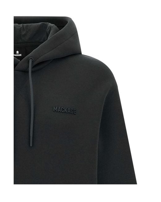 Mackage Gray Krystian Kangaroo-Pocket Hoodie for men