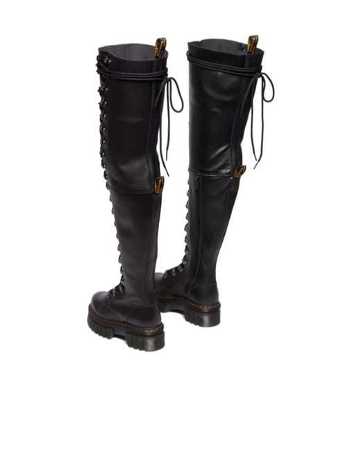 Dr. Martens Black Audrick 22I Xtrm Knee Boots for men