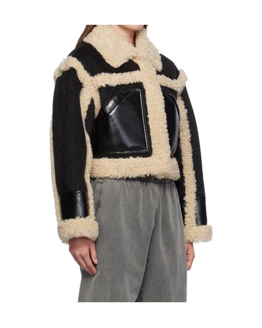 Stand Studio Black Edith Lapel Casual Jacket