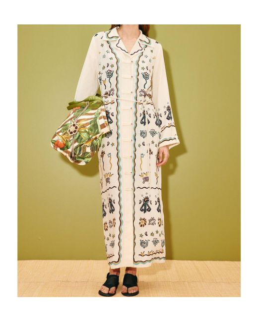 ALÉMAIS White Long-Sleeved Dress