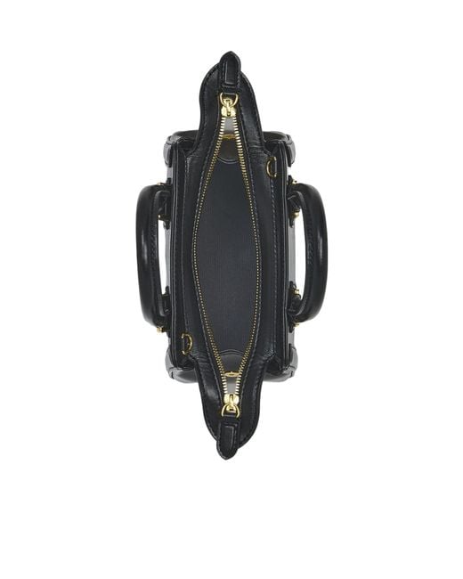 McQueen Black Birdee Mini Tote Bag