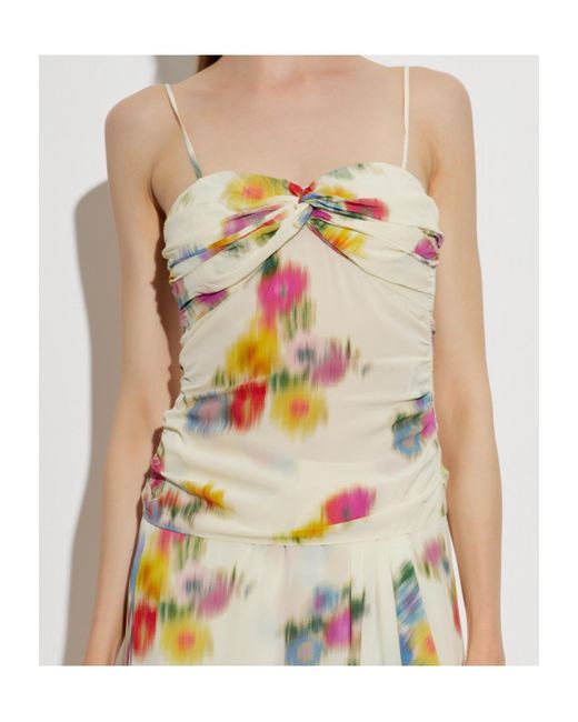 Isabel Marant White Patterned Suspenders