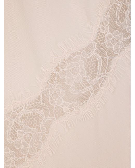 Pinko Natural Lydia Lace Detailed Top