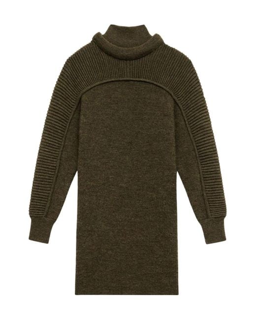 Isabel Marant Green Hilde Knitted Mini Dress