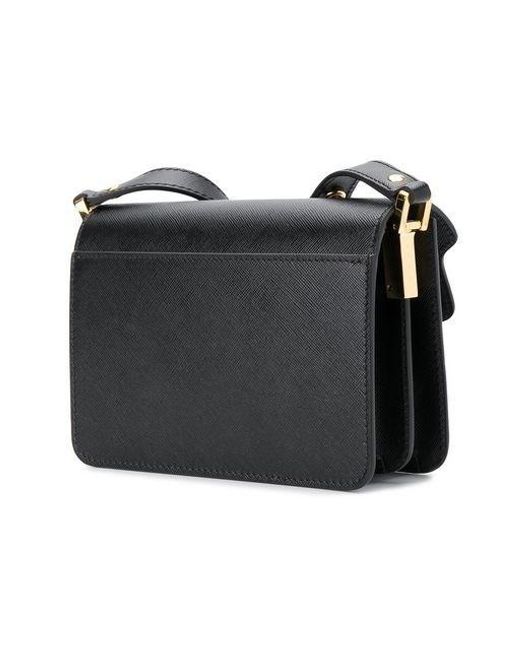 Marni Black Trunk Mini Crossbody Bag