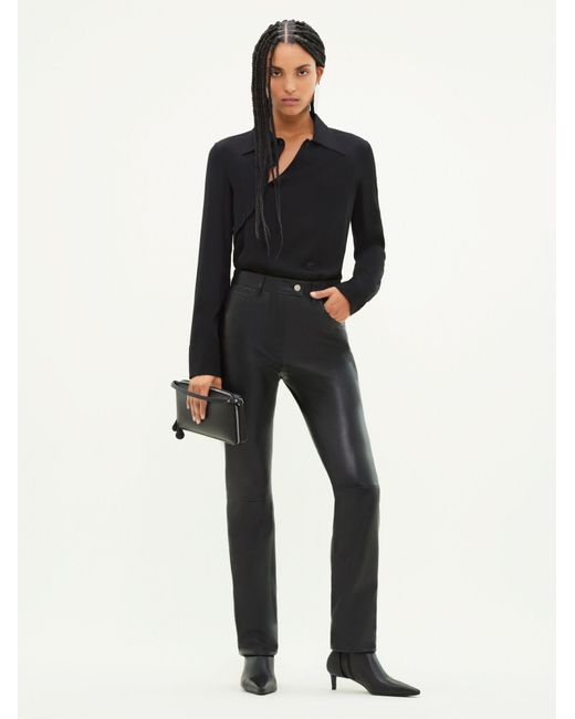 Courreges Black Courrèges Long-Sleeved Buttoned Shirt