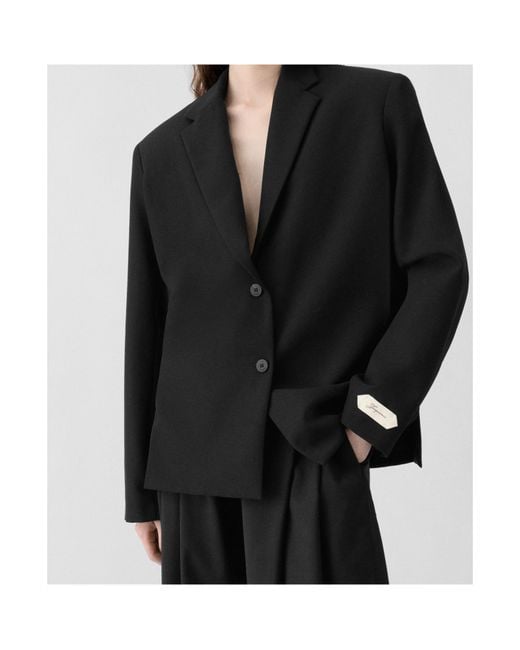 Jacquemus Black Single-Breasted Wool Blazer