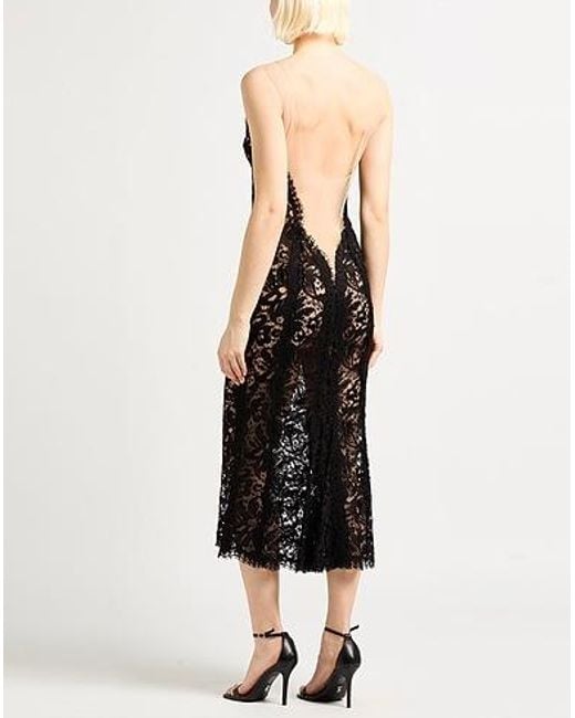 Dolce & Gabbana Black Two-Color Tight Dress