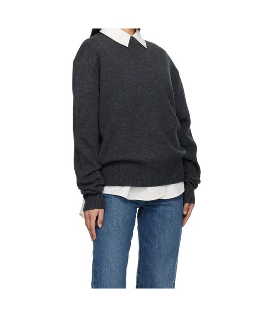 Frankie Shop Blue Rafaela Knit Sweater