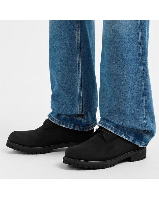 Timberland Black Front Lace-Up Boots for men