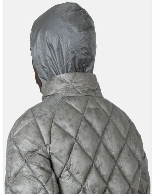 Roa Gray Diamond-Quilted Hooded Jacket for men