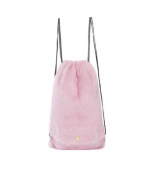 Simonetta Ravizza Logo Backpack in Pink | Lyst