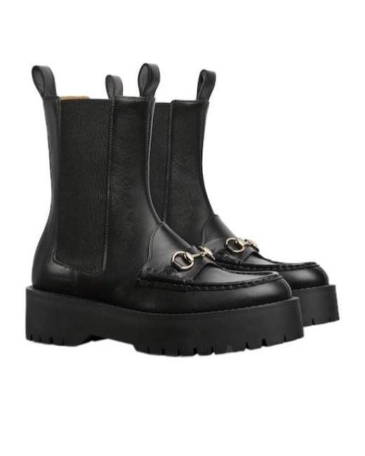 Gucci Black Boots Shoes