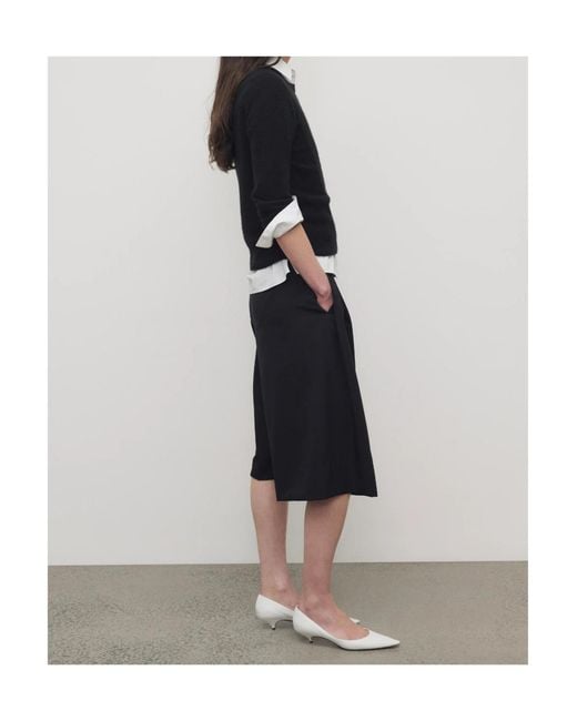 The Row Black Kalyan Shorts
