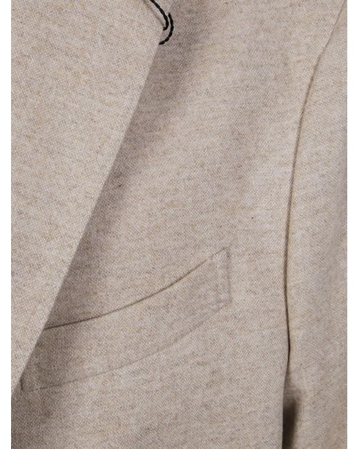 Boglioli Natural Notched-Lapel Wool Jacket for men